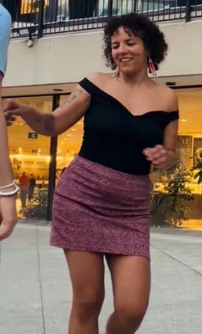 Raquel dancing forró in Toronto